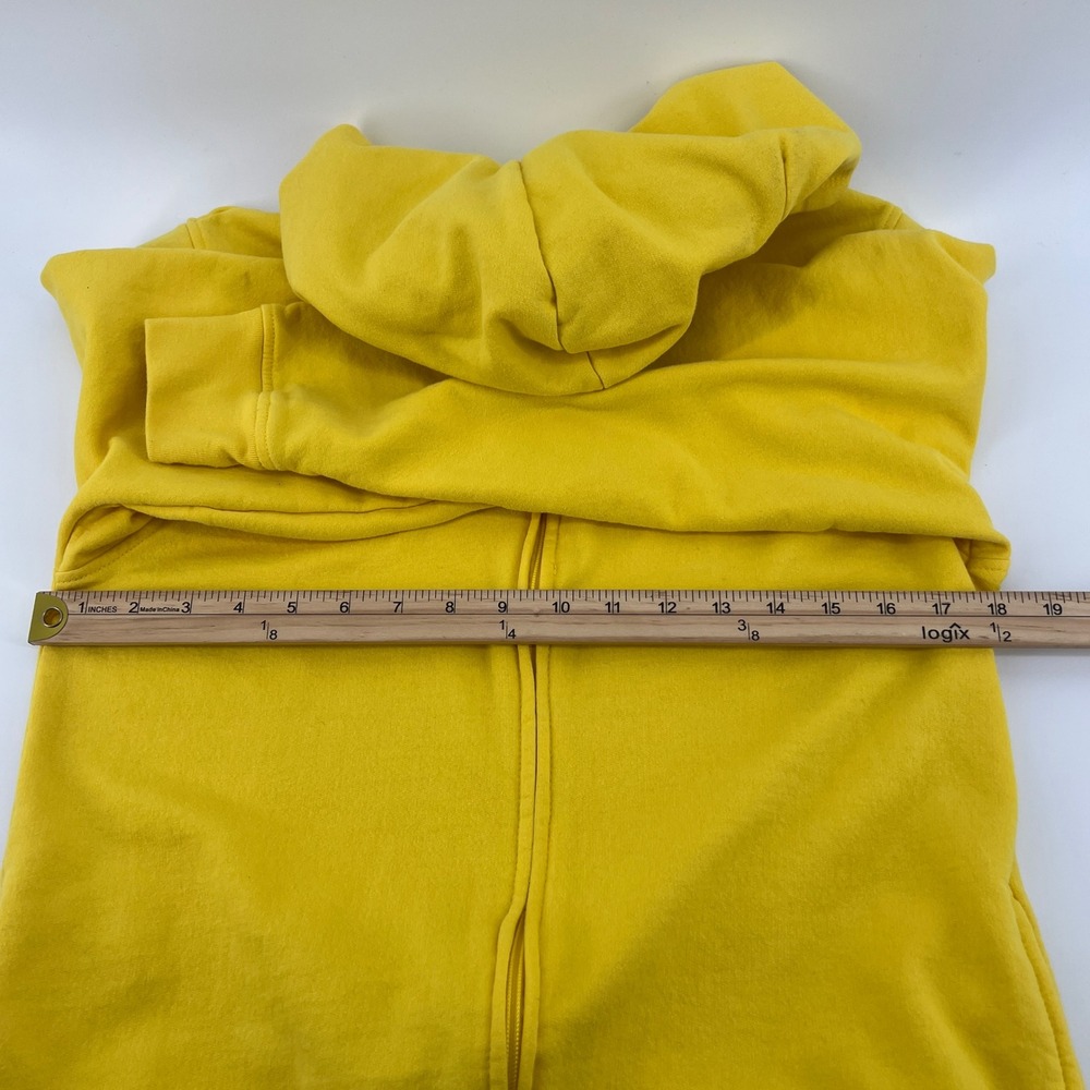 Pokemon Pikachu Yellow Zip Up Hoodie Kids XL 3D Ears Pokeball Mad Engine TGT4990 - Picture 10 of 10
